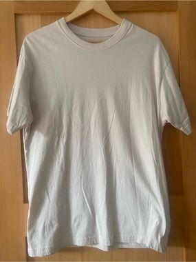 Cotton On (Australia) Organic Cotton Loose Fit T-Shirt - Men Size S (Beige)